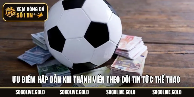 Ưu điểm hấp dẫn khi thành viên theo dõi tin tức thể thao