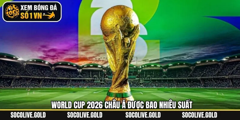 Thông Tin World Cup 2026 Châu Á Được Bao Nhiêu Suất Tham Dự